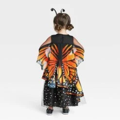 Toddler Monarch Butterfly Halloween Costume Dress with Headpiece - Hyde & EEK! Boutique™ Multi-colored -Hyde & EEK! Boutique Shop GUEST dd6ba7a1 f960 4110 95dc fd39275f2a17