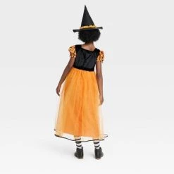 Kids' Witch Halloween Costume Dress with Hat - Hyde & EEK! Boutique™ Multicolor -Hyde & EEK! Boutique Shop GUEST e51ccbb3 2f5b 4521 ba00 03bb02cc81b4