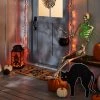Hyde & EEK! Boutique Falloween Light Up Large Orange and Black Halloween Decorative Metal Lantern - Hyde & EEK! Boutique™