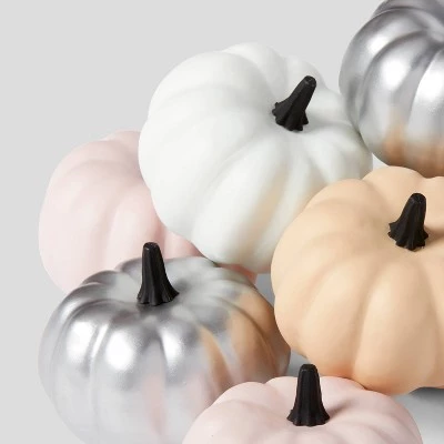 Hyde & EEK! Boutique 8ct Bootiful Painted Pumpkins Halloween Decorative Sculpture Set - Hyde & EEK! Boutique™ 2 Hyde & EEK! Boutique 8ct Bootiful Painted Pumpkins Halloween Decorative Sculpture Set - Hyde & EEK! Boutique™ - Image 2