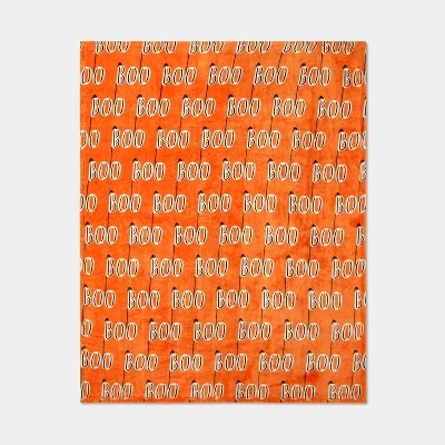 Hyde & EEK! Boutique Boo Printed Plush Halloween Throw Blanket - Hyde & EEK! Boutique™ 2 Hyde & EEK! Boutique Boo Printed Plush Halloween Throw Blanket - Hyde & EEK! Boutique™ - Image 2