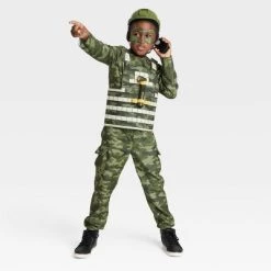 Kids' Army Halloween Costume Jumpsuit with Accessories - Hyde & EEK! Boutique™ Green -Hyde & EEK! Boutique Shop GUEST f64cdaa9 ae56 45b9 be4a 6b6499881e42